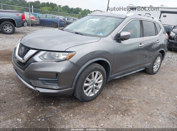 KNMAT2MT7JP536321 2018 NISSAN ROGUE Gray Przód lewy