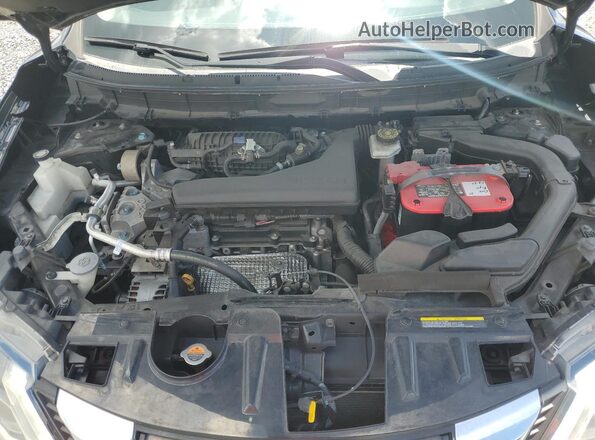 KNMAT2MT7KP505930 2019 NISSAN ROGUE Black ძრავის განყოფილების ხედი