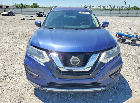 KNMAT2MT7KP510206 2019 NISSAN ROGUE Blue Vista frontal