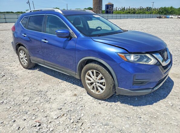 KNMAT2MT7KP510206 2019 NISSAN ROGUE Blue Delantero derecho