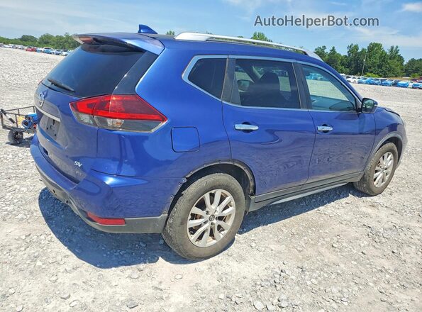 KNMAT2MT7KP510206 2019 NISSAN ROGUE Blue Trasero derecho