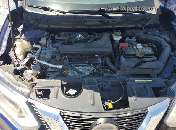 KNMAT2MT7KP510206 2019 NISSAN ROGUE Blue Vista interior trasera