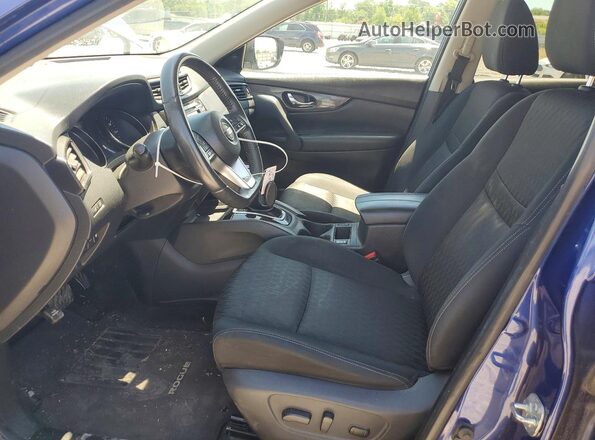 KNMAT2MT7KP510206 2019 NISSAN ROGUE Blue Vista interior delantera