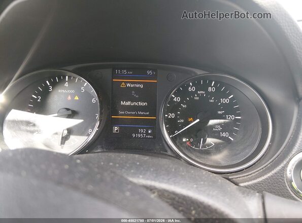 KNMAT2MT7KP537342 2019 NISSAN ROGUE Black Widok tylnych siedzeń