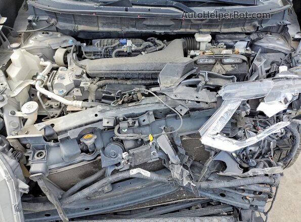 KNMAT2MT7KP558143 2019 NISSAN ROGUE Gray Widok komory silnika