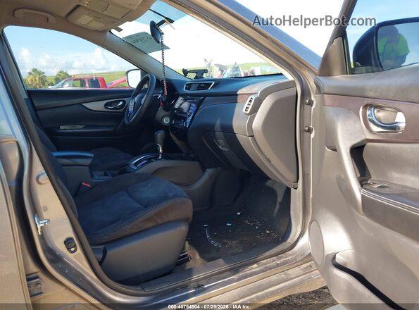 KNMAT2MT8GP593054 2016 NISSAN ROGUE Серый Вид салона спереди