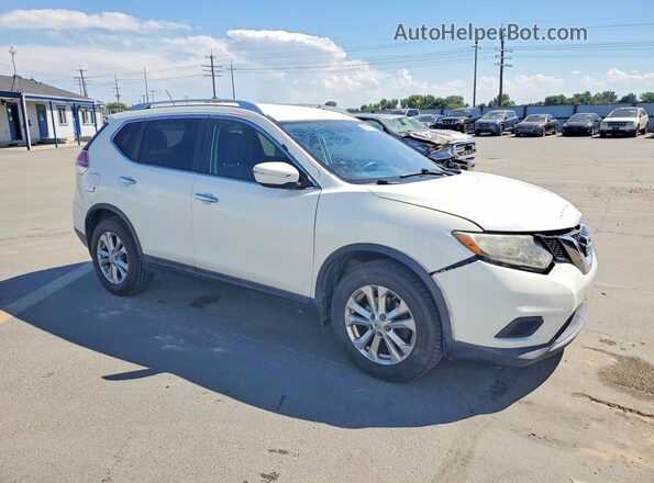 KNMAT2MT8GP593264 2016 NISSAN ROGUE White Przód prawy