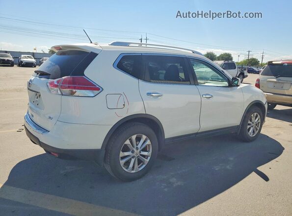 KNMAT2MT8GP593264 2016 NISSAN ROGUE White Tył prawy