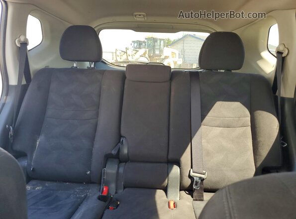 KNMAT2MT8GP593264 2016 NISSAN ROGUE White Widok tylnych siedzeń