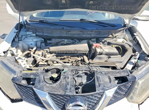 KNMAT2MT8GP593264 2016 NISSAN ROGUE White Widok komory silnika