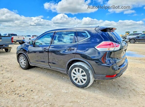 KNMAT2MT8GP596021 2016 NISSAN ROGUE Black Rear left