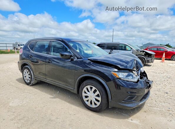 KNMAT2MT8GP596021 2016 NISSAN ROGUE Black Front right