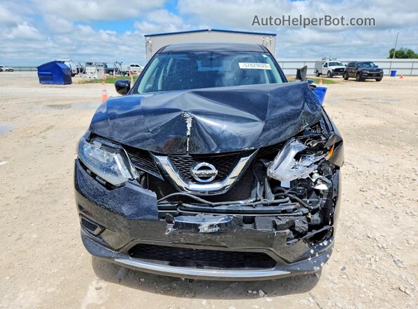 KNMAT2MT8GP596021 2016 NISSAN ROGUE Black Front view