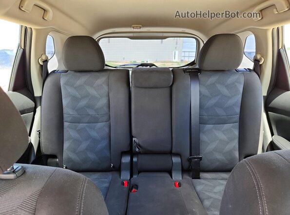 KNMAT2MT8GP596021 2016 NISSAN ROGUE Black Rear seats view