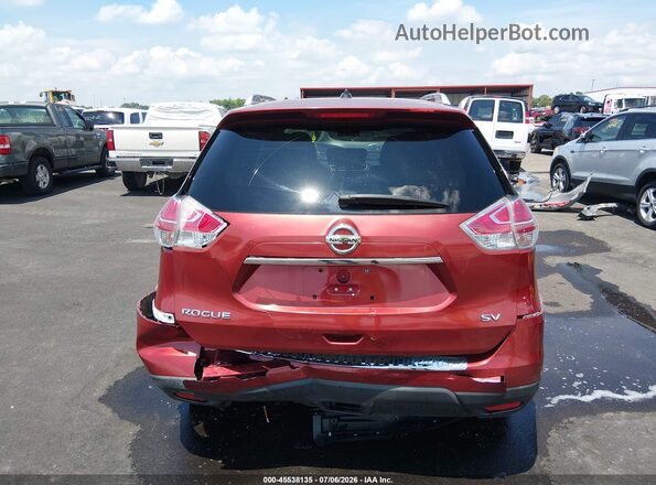 KNMAT2MT8GP624304 2016 NISSAN ROGUE Красный 