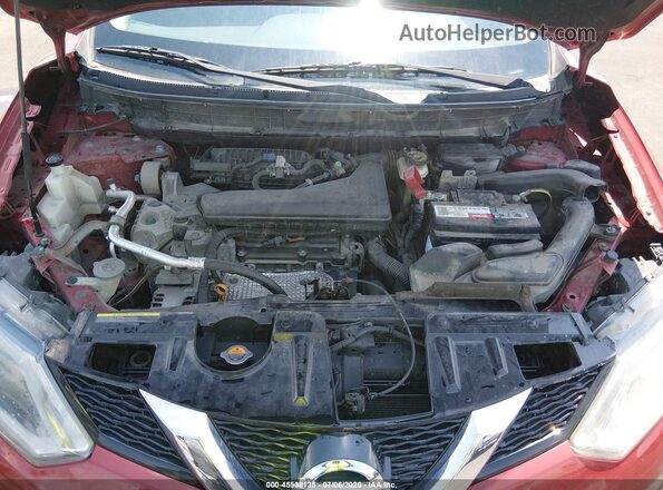 KNMAT2MT8GP624304 2016 NISSAN ROGUE Красный Вид сзади
