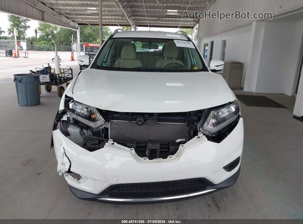 KNMAT2MT8GP659148 2016 NISSAN ROGUE White Widok wnętrza z tyłu
