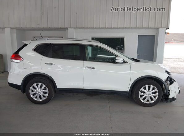 KNMAT2MT8GP659148 2016 NISSAN ROGUE White Widok wnętrza 360 stopni