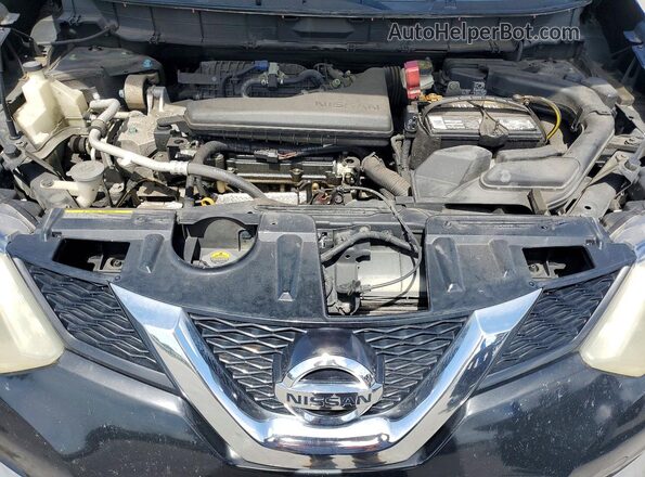 KNMAT2MT8GP664396 2016 NISSAN ROGUE Black Շարժիչի բաժամունքի տեսք