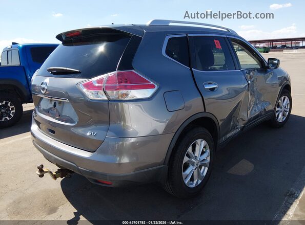 KNMAT2MT8GP684129 2016 NISSAN ROGUE Серый Задняя правая четверть