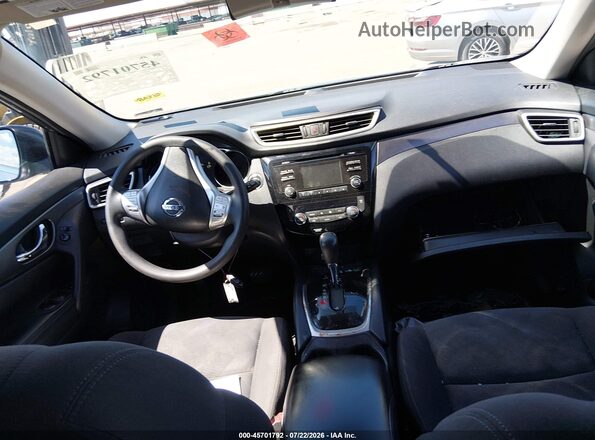 KNMAT2MT8GP684129 2016 NISSAN ROGUE Серый Вид салона спереди