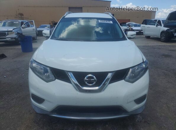 KNMAT2MT8GP697415 2016 NISSAN ROGUE White Front view