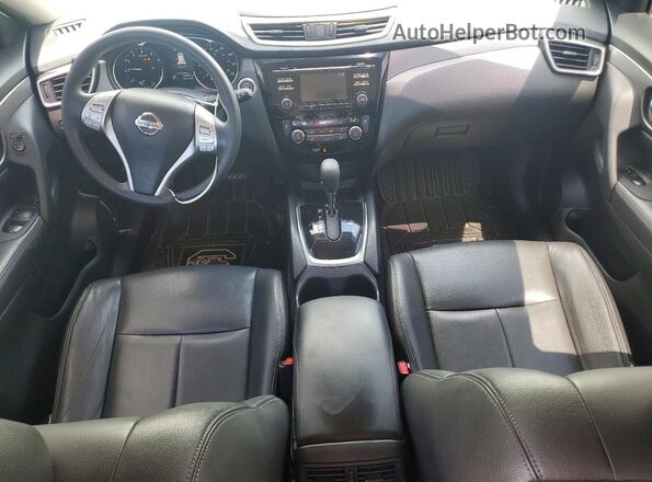 KNMAT2MT8GP697415 2016 NISSAN ROGUE White Dashboard view