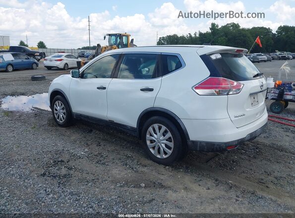 KNMAT2MT8GP699424 2016 NISSAN ROGUE White Задня ліва чверть