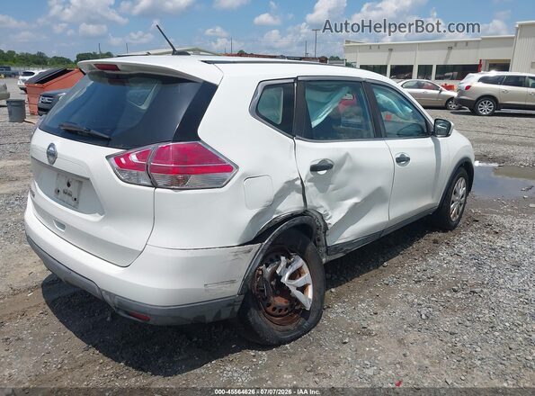 KNMAT2MT8GP699424 2016 NISSAN ROGUE White Вид спереду