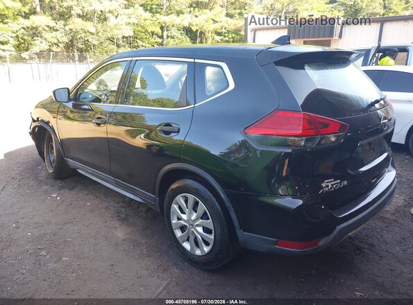 KNMAT2MT8HP521854 2017 NISSAN ROGUE Black Trasero izquierdo