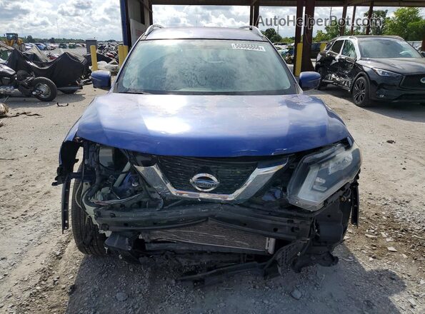 KNMAT2MT8HP566888 2017 NISSAN ROGUE Blue Vista frontal