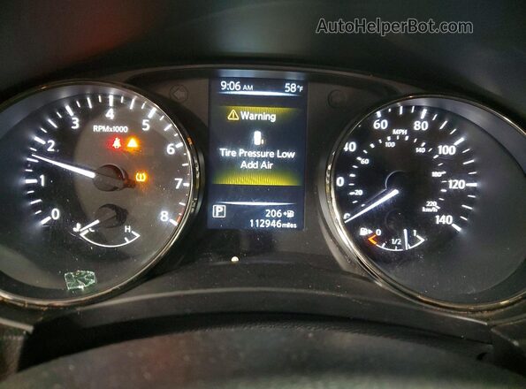 KNMAT2MT8HP569693 2017 NISSAN ROGUE Серый Вид щитка приборов