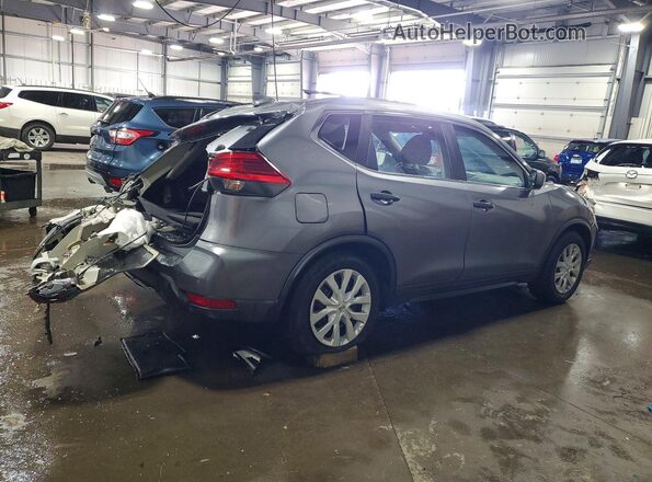KNMAT2MT8HP569693 2017 NISSAN ROGUE Серый Задняя правая четверть