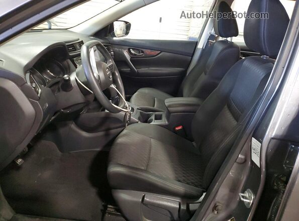KNMAT2MT8HP569693 2017 NISSAN ROGUE Серый Вид салона спереди