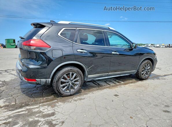KNMAT2MT8HP570438 2017 NISSAN ROGUE Black უკანა მარჯვენა