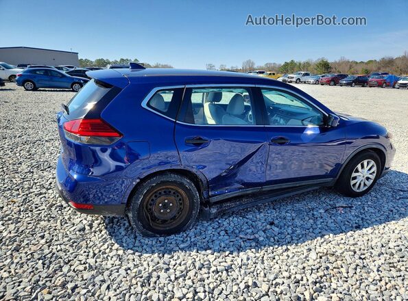 KNMAT2MT8HP584680 2017 NISSAN ROGUE Blue Tył prawy