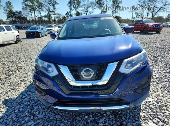KNMAT2MT8HP584680 2017 NISSAN ROGUE Blue Widok z przodu