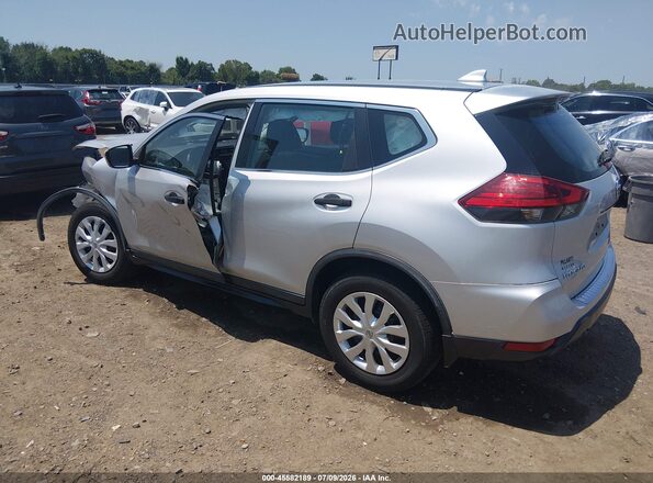 KNMAT2MT8HP615670 2017 NISSAN ROGUE Silver Задня ліва чверть