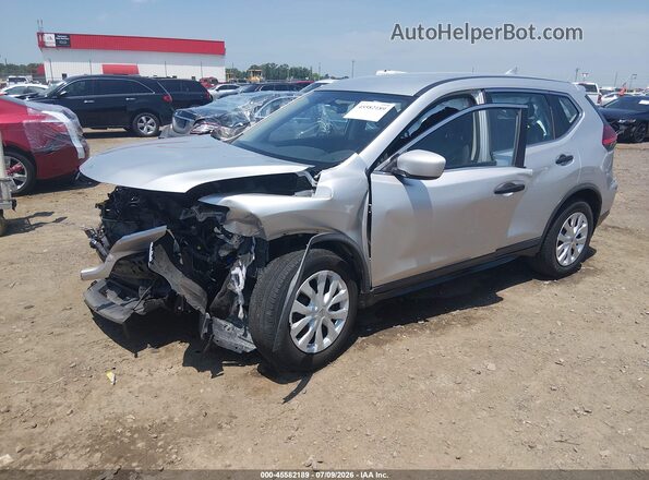 KNMAT2MT8HP615670 2017 NISSAN ROGUE Silver Передня ліва чверть