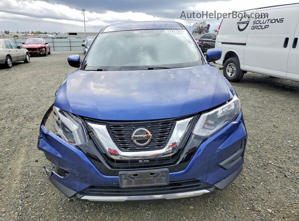 KNMAT2MT8JP568419 2018 NISSAN ROGUE Blue Front view