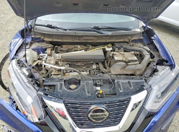 KNMAT2MT8JP568419 2018 NISSAN ROGUE Blue Engine compartment view