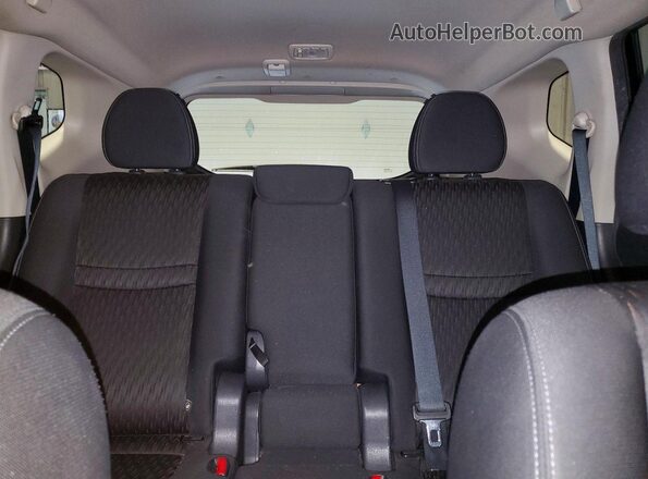 KNMAT2MT8LP511088 2020 NISSAN ROGUE Black Հետևի նստատեղերի տեսք