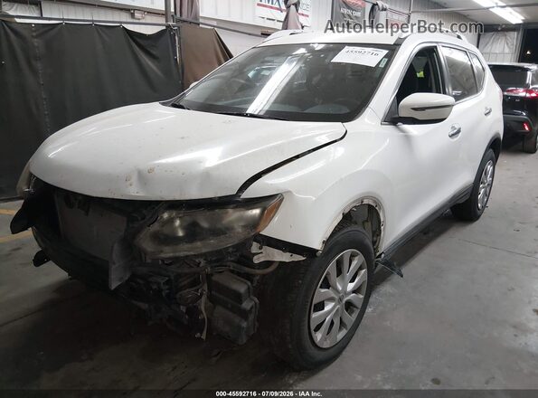 KNMAT2MT9GP606295 2016 NISSAN ROGUE White Front left