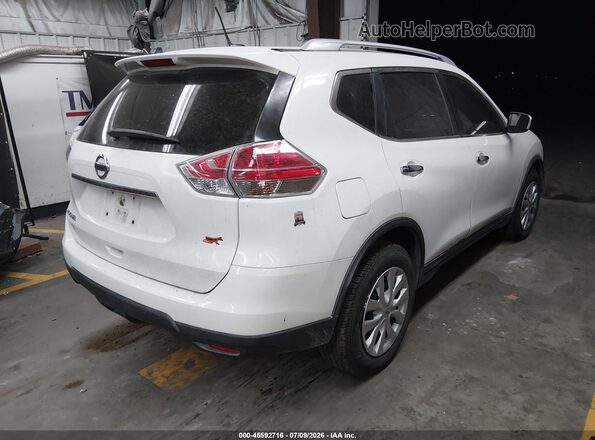 KNMAT2MT9GP606295 2016 NISSAN ROGUE White Rear right