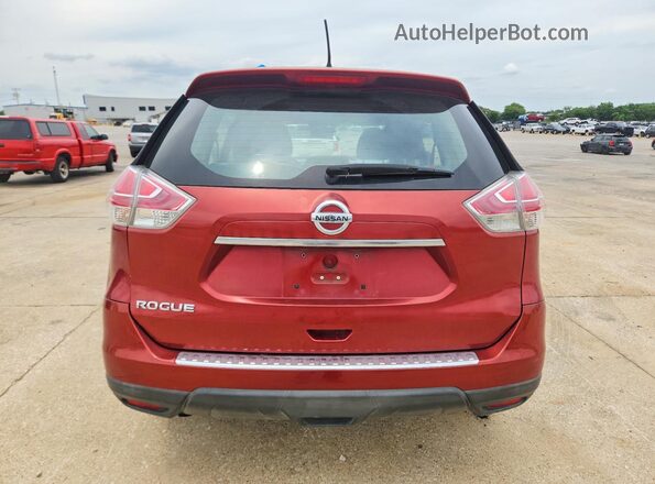 KNMAT2MT9GP613926 2016 NISSAN ROGUE Red Vista trasera