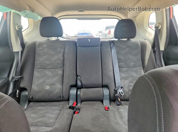 KNMAT2MT9GP613926 2016 NISSAN ROGUE Red Vista de los asientos traseros