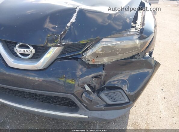 KNMAT2MT9GP621945 2016 NISSAN ROGUE Black Widok z przodu