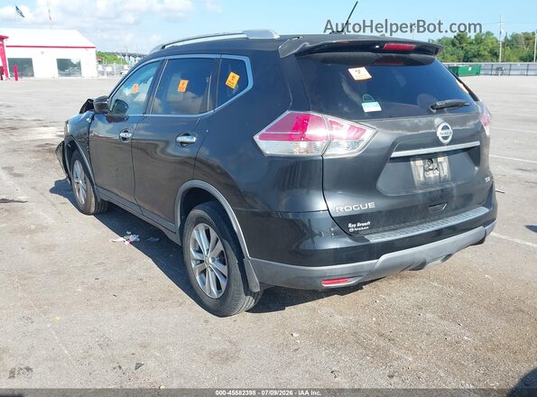 KNMAT2MT9GP621945 2016 NISSAN ROGUE Black Tył lewy