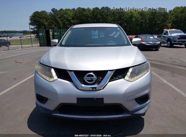 KNMAT2MT9GP638759 2016 NISSAN ROGUE Gray Front view