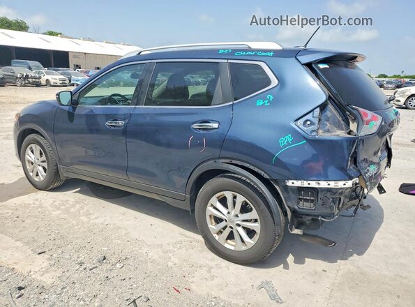 KNMAT2MT9GP667503 2016 NISSAN ROGUE Blue Rear left